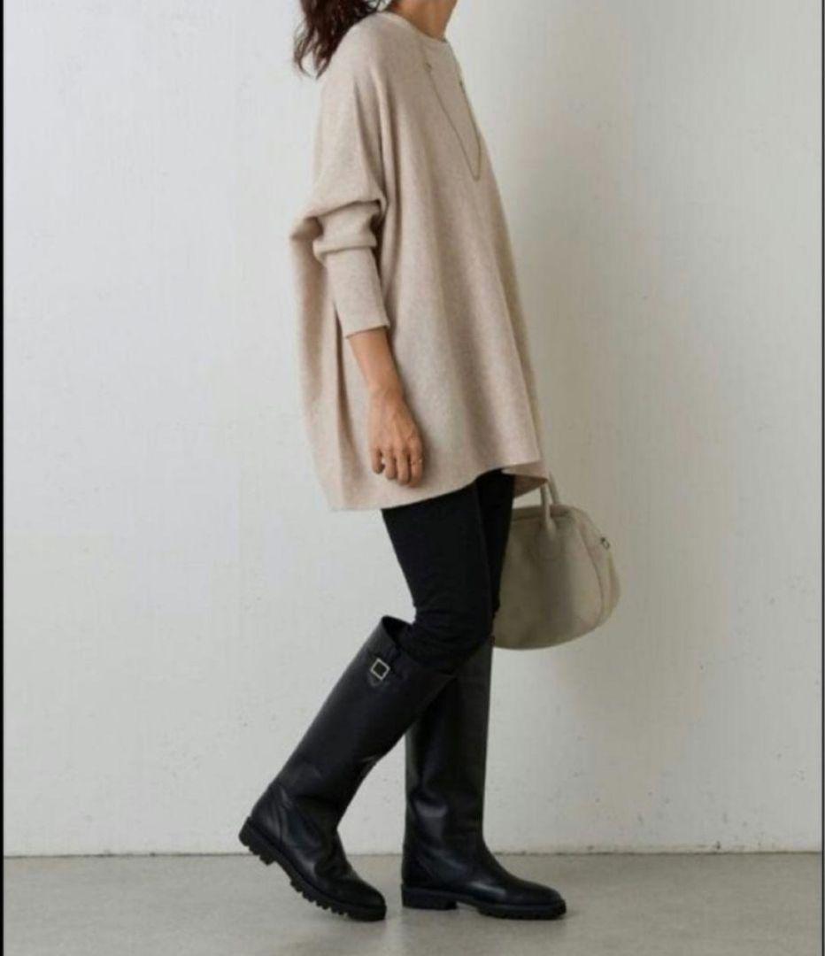 ビアズリー BEARDSLEY クルービッグ ニット セーター フリーサイズ