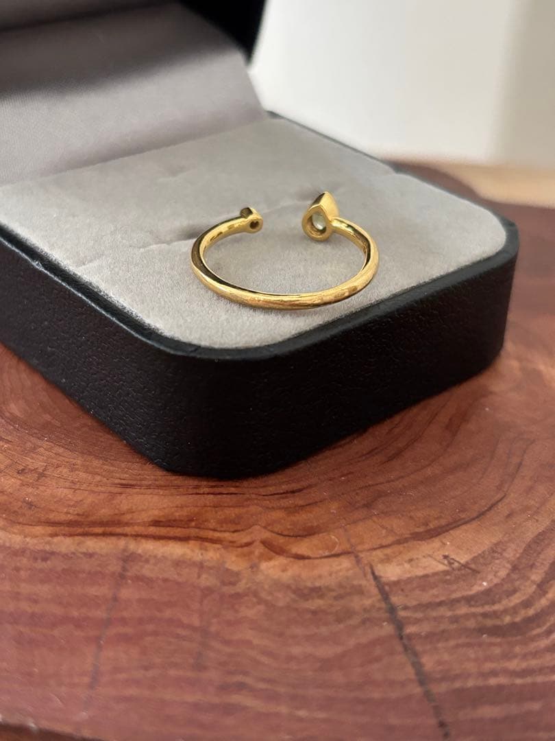 K18リング ゴールド RonHerman dezso 天然石