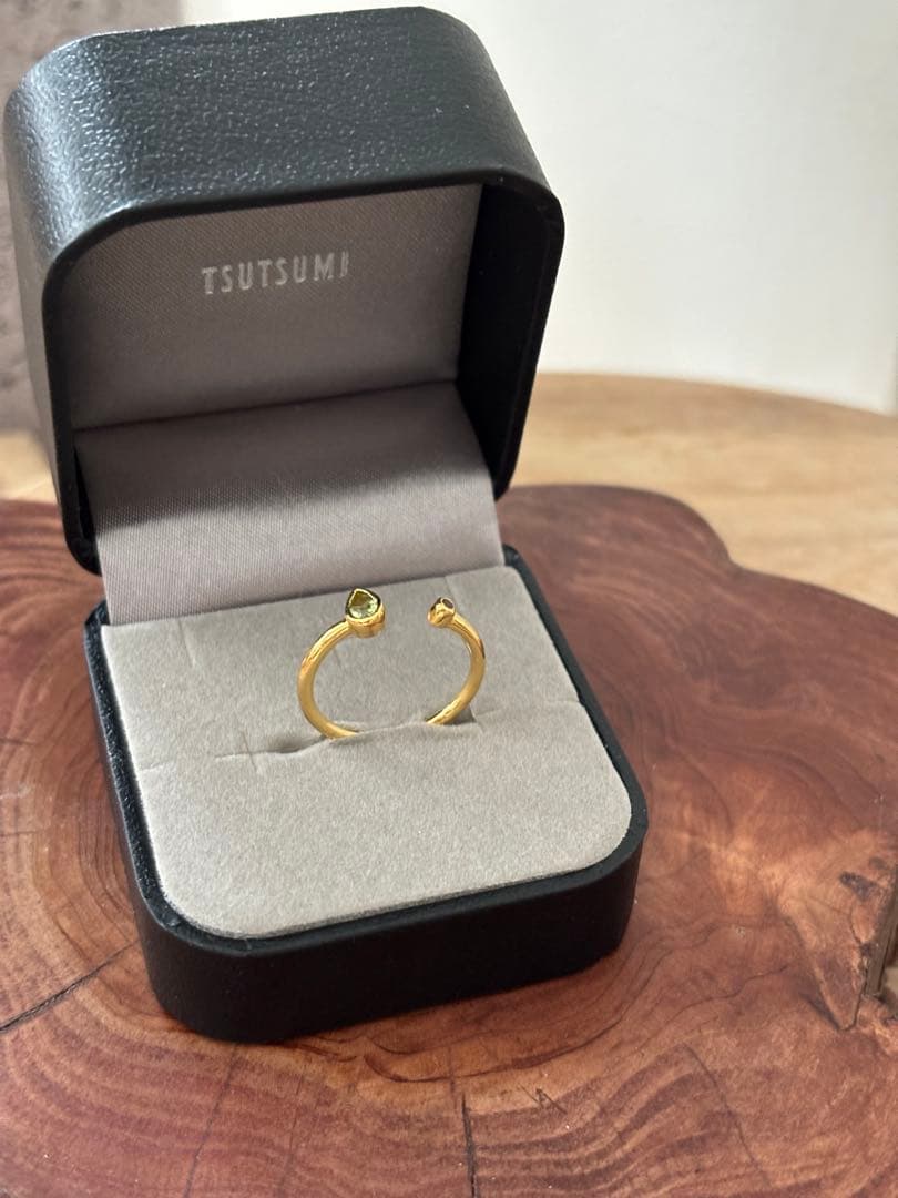 K18リング ゴールド RonHerman dezso 天然石