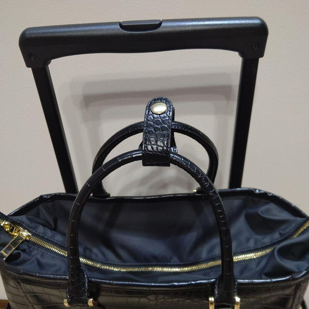 最終値下げ【超美品】スワニー トートキャリー クロコダイル型押し