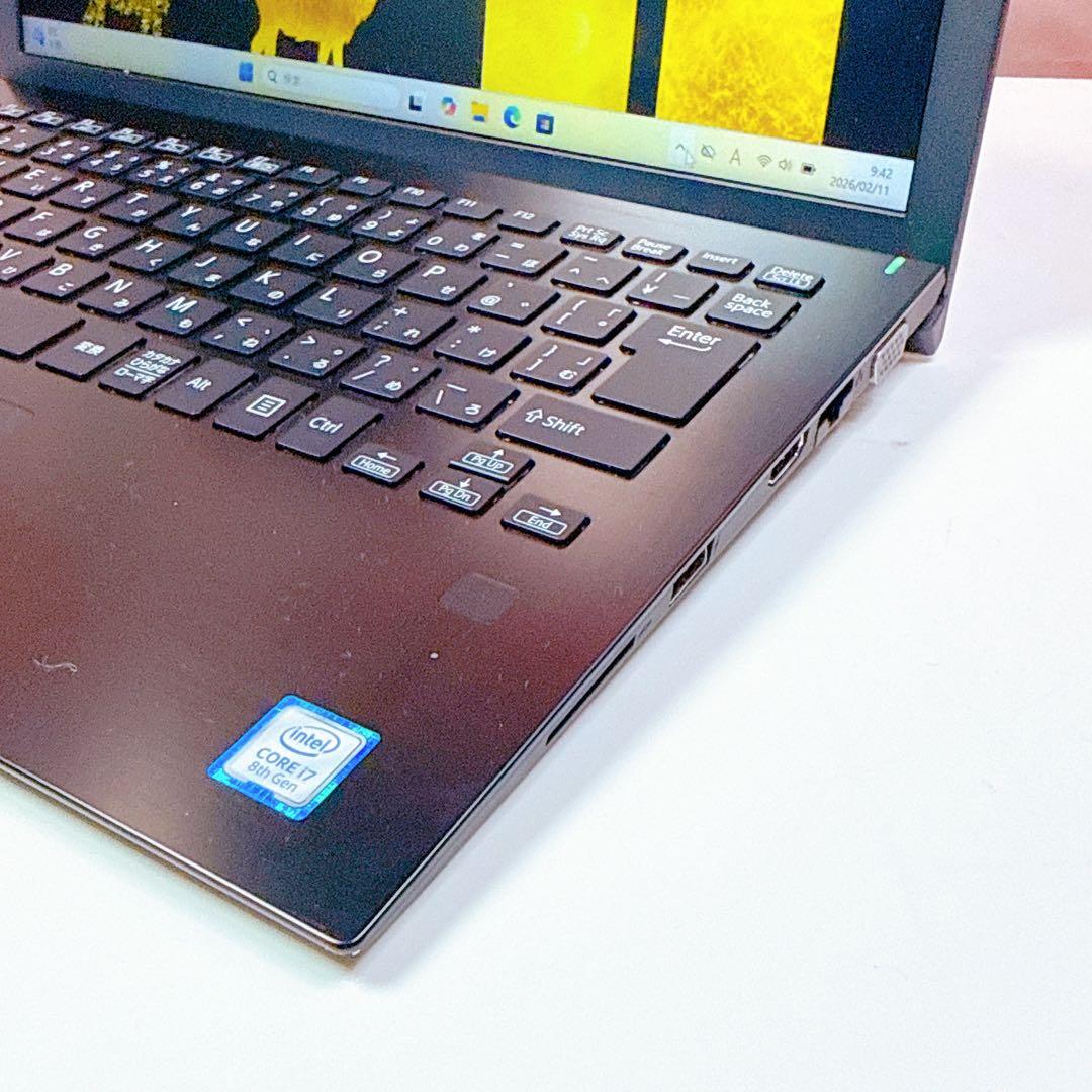 緊急入荷❤️8世代corei7❤️16GB SSD✨windows11ノートパソコン