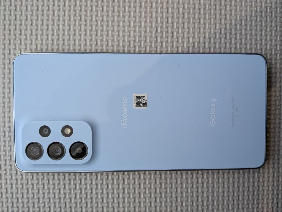 GalaxyA535GSC-53CオーサムブルーSIMフリー ケースフィルム付き