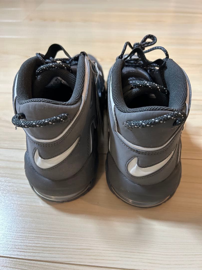 【新品未使用】ナイキ エアモア アップテンポ　IRON GREY
