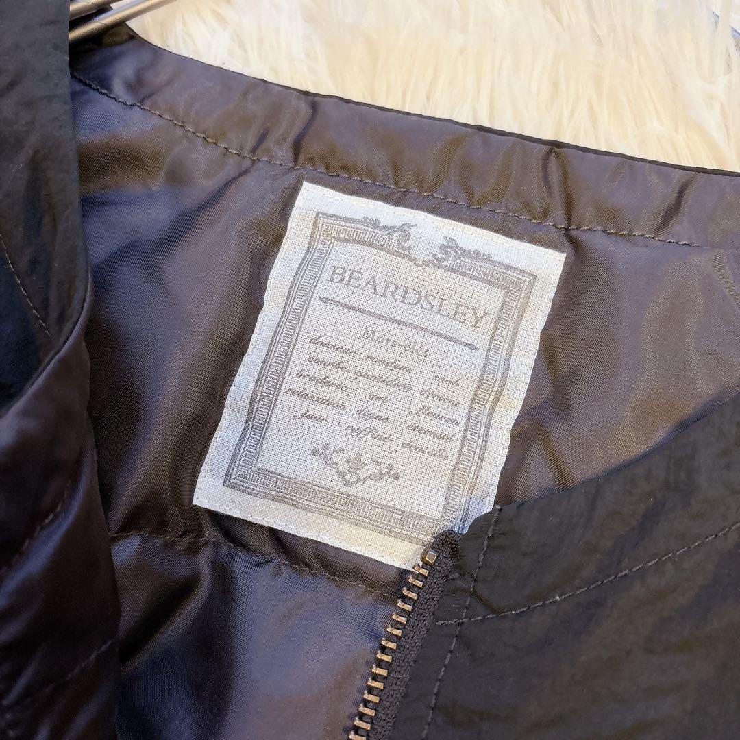 【美品】BEARDSLEY ビアズリー　ダウンビッグジレ　ダウンベスト　カーキ