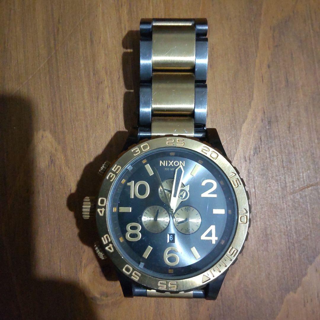 NIXON アナログ時計セット ゴールド シルバー ブラック