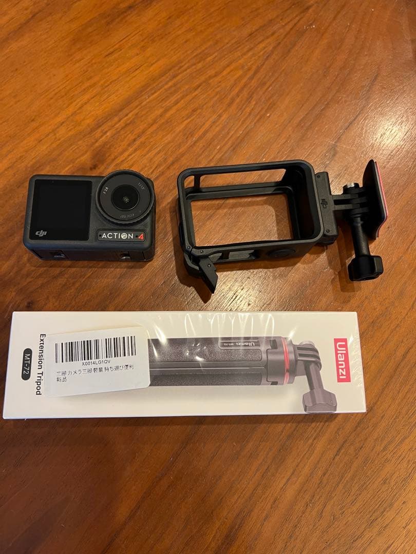 ［ほぼ未使用］DJI OSMO ACTION 4 とUlanzi三脚　2点セット
