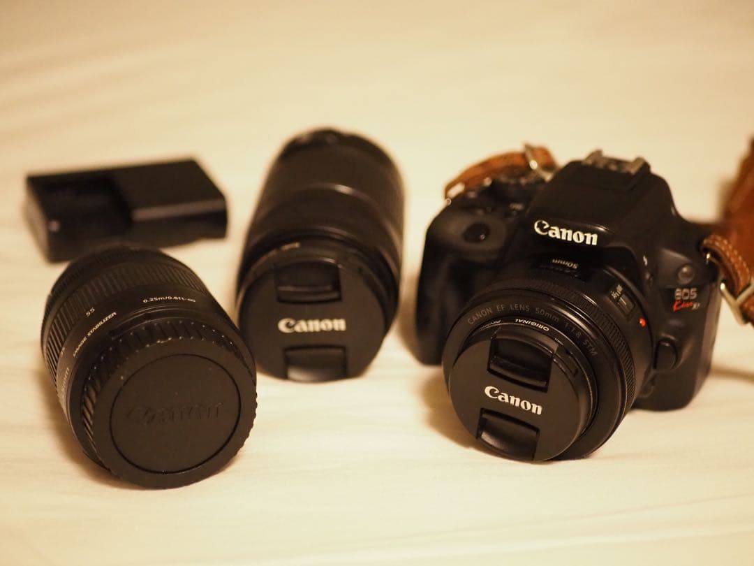Canon 一眼レフカメラ　eorkiss x7＋レンズ3本