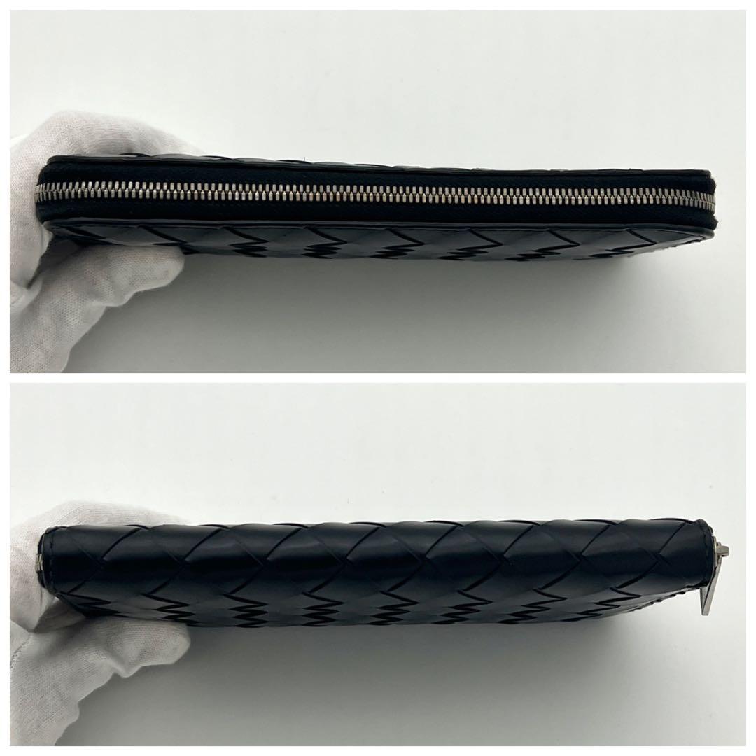【極美品】ボッテガヴェネタ イントレチャート ジップアラウンド ウォレット