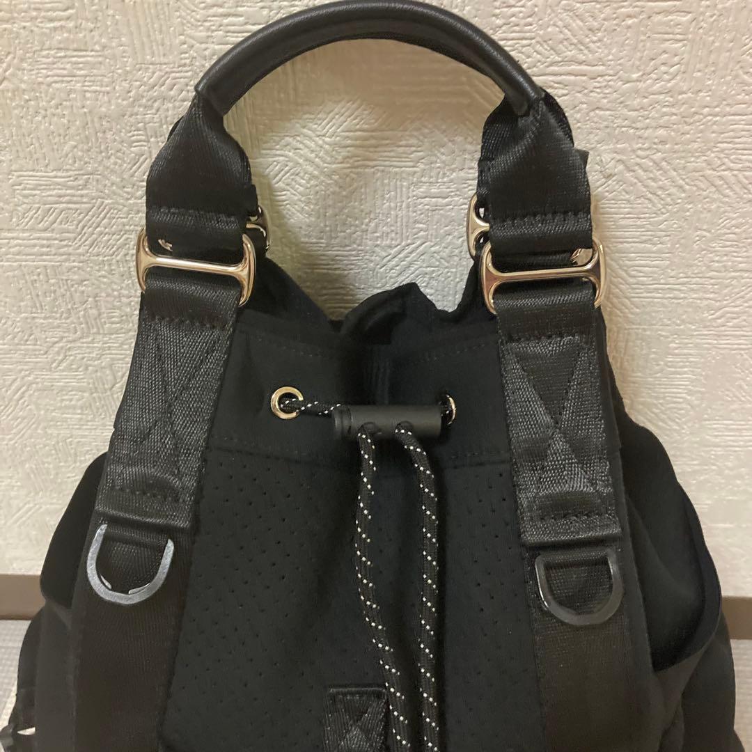 story. ストーリー ネオプレン ボンディングリュック 黒2wayポーチ付き