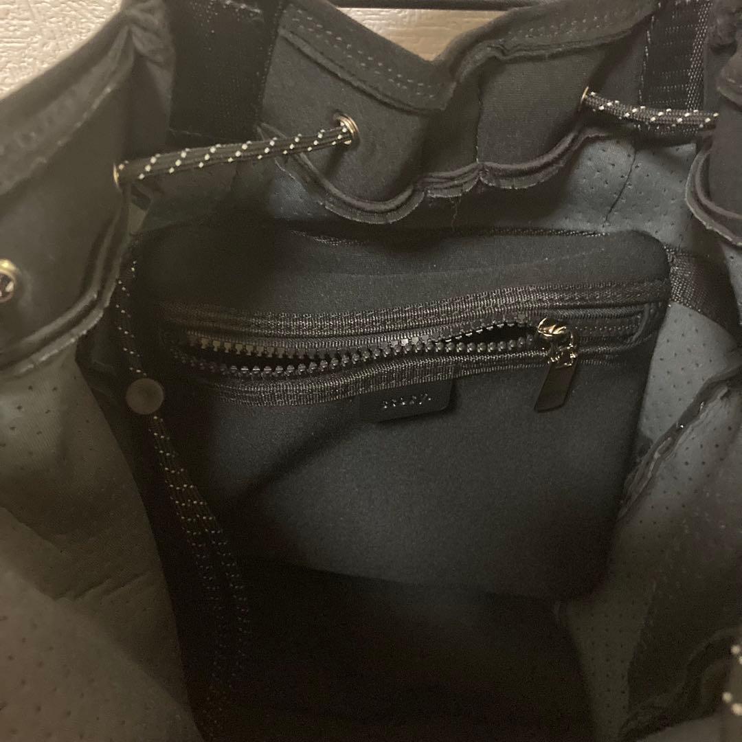 story. ストーリー ネオプレン ボンディングリュック 黒2wayポーチ付き