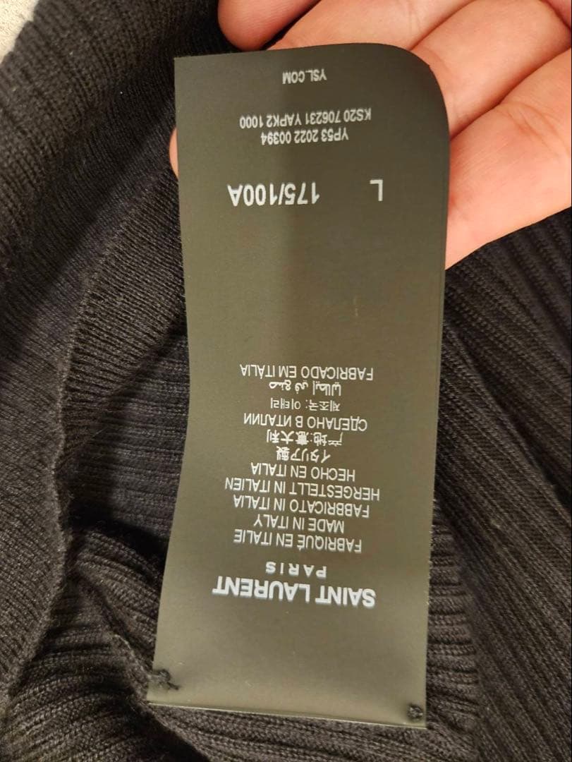 SAINT LAURENT タートルネックニット