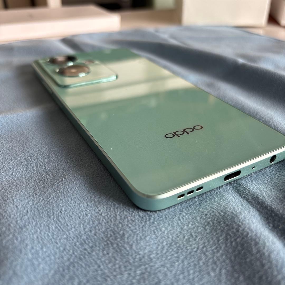 oppo A79 5G新品未使用グローグリーンおまけ付き新品未使用クリアケース