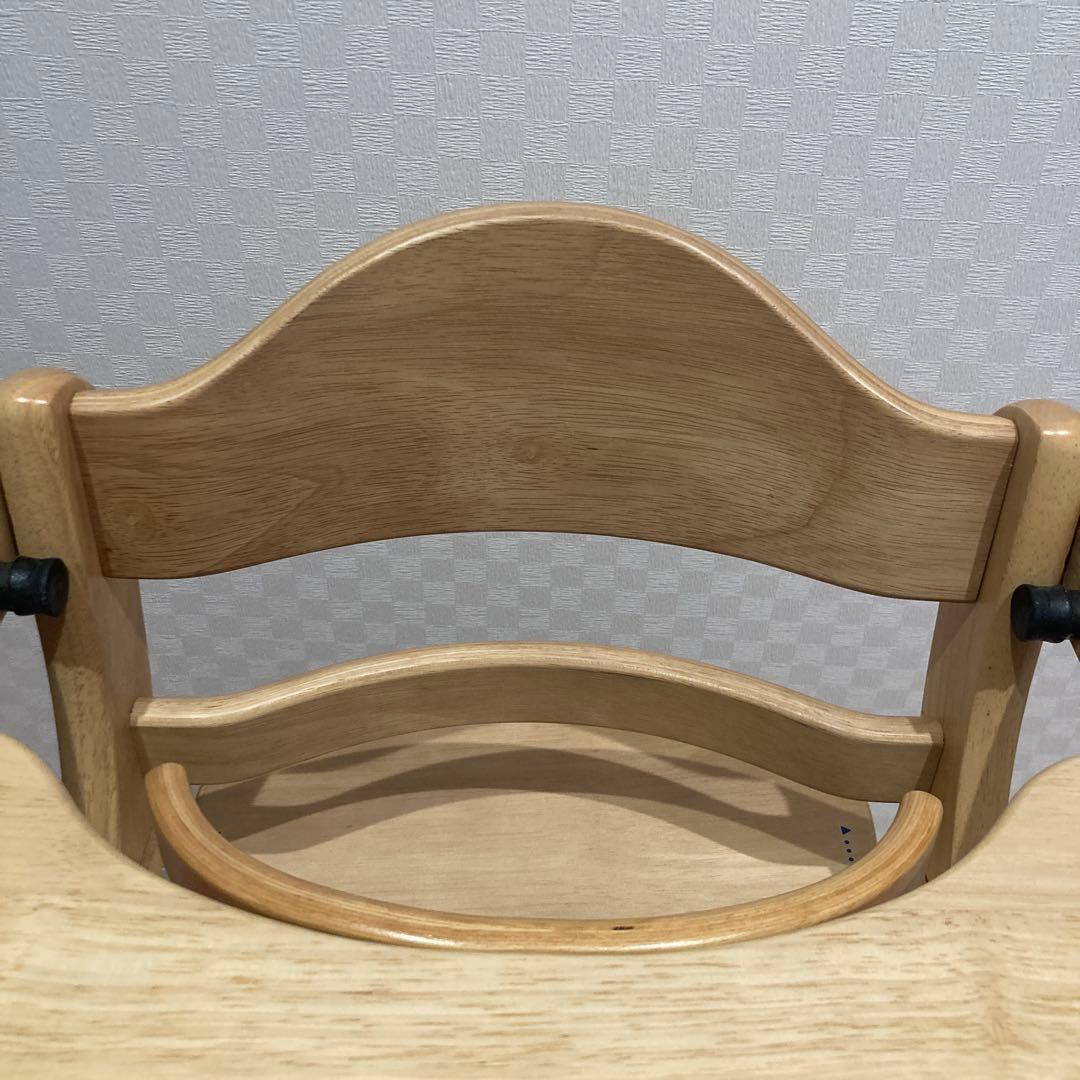 大和屋 すくすくチェアスリムプラス テーブル＆ガード付 ハイチェア ベビーチェア