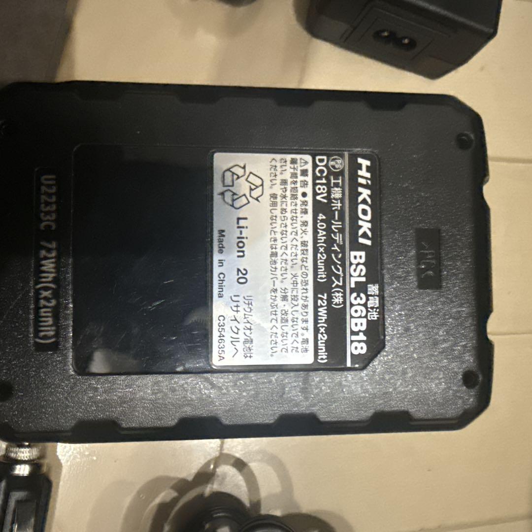 ◎3回使用　HiKOKIハイコーキ UL18DC バッテリー付き◎