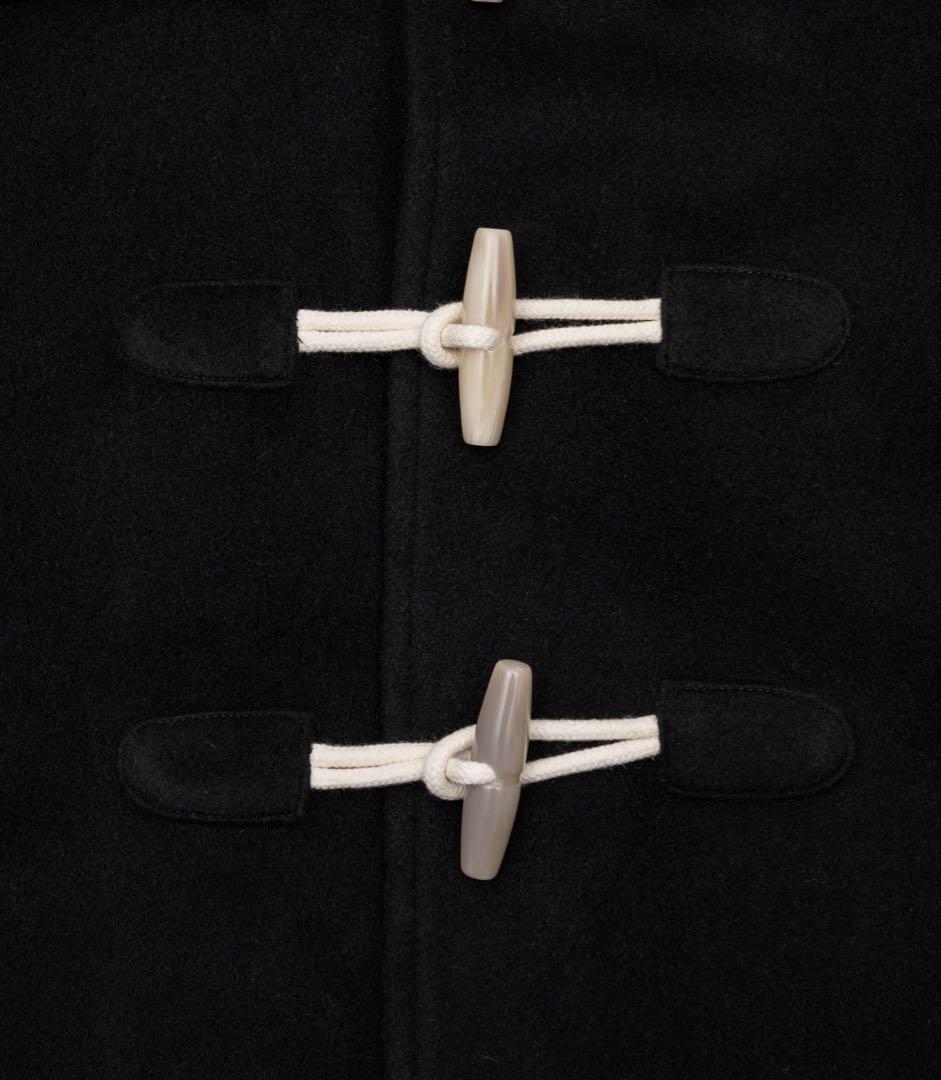 FEKETE ハイフードロングダッフルコート