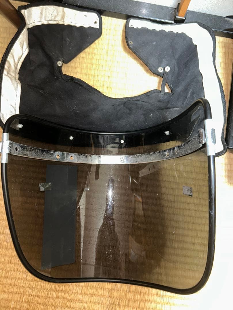 バイク風防 一部破損あり