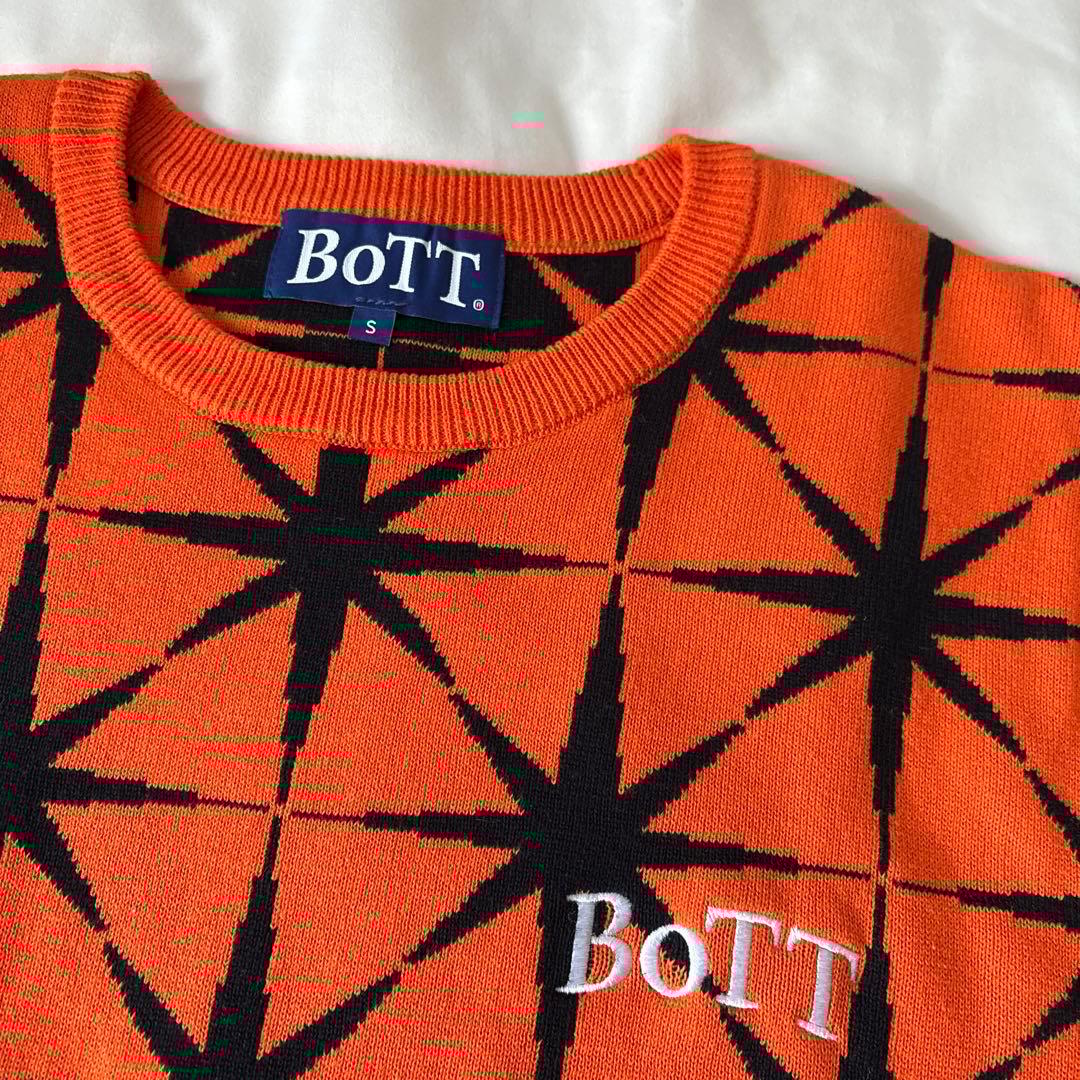 トップス BoTT SPARKLE JACQUARD KNIT SWEATER