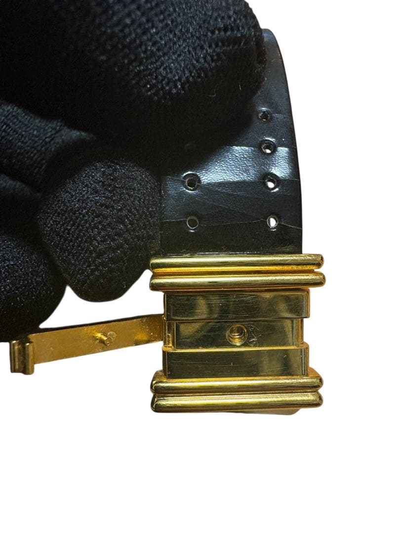 ジャンク CHANEL マドモアゼル 18金 K18 イエローゴールド クォーツ