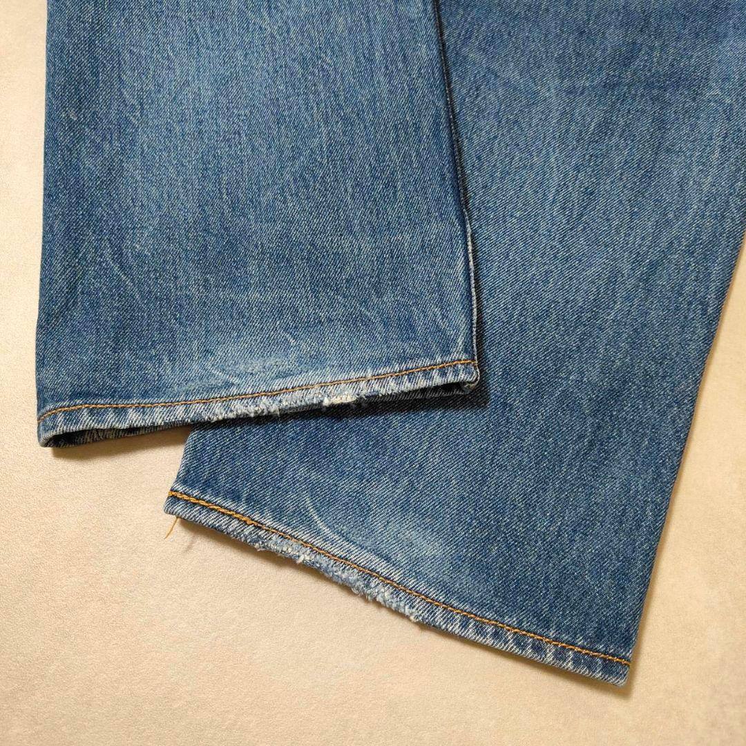 ビンテージ リーバイス 501 w34 ダメージ パッチワーク グランジデニム