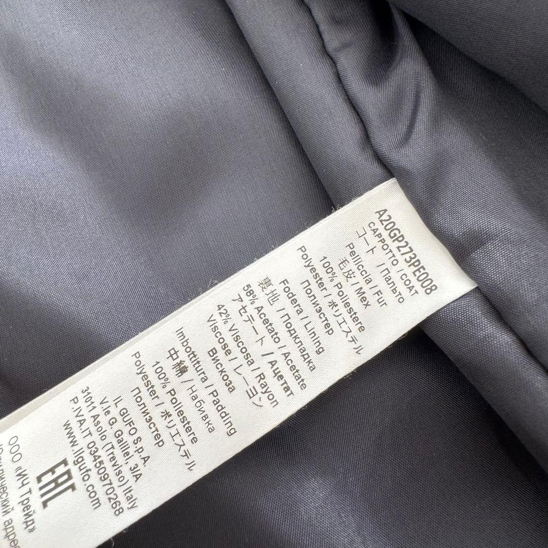 美品　ilgufo 紺　キッズダウン　イルグッフォ　キッズコート　サイズ8