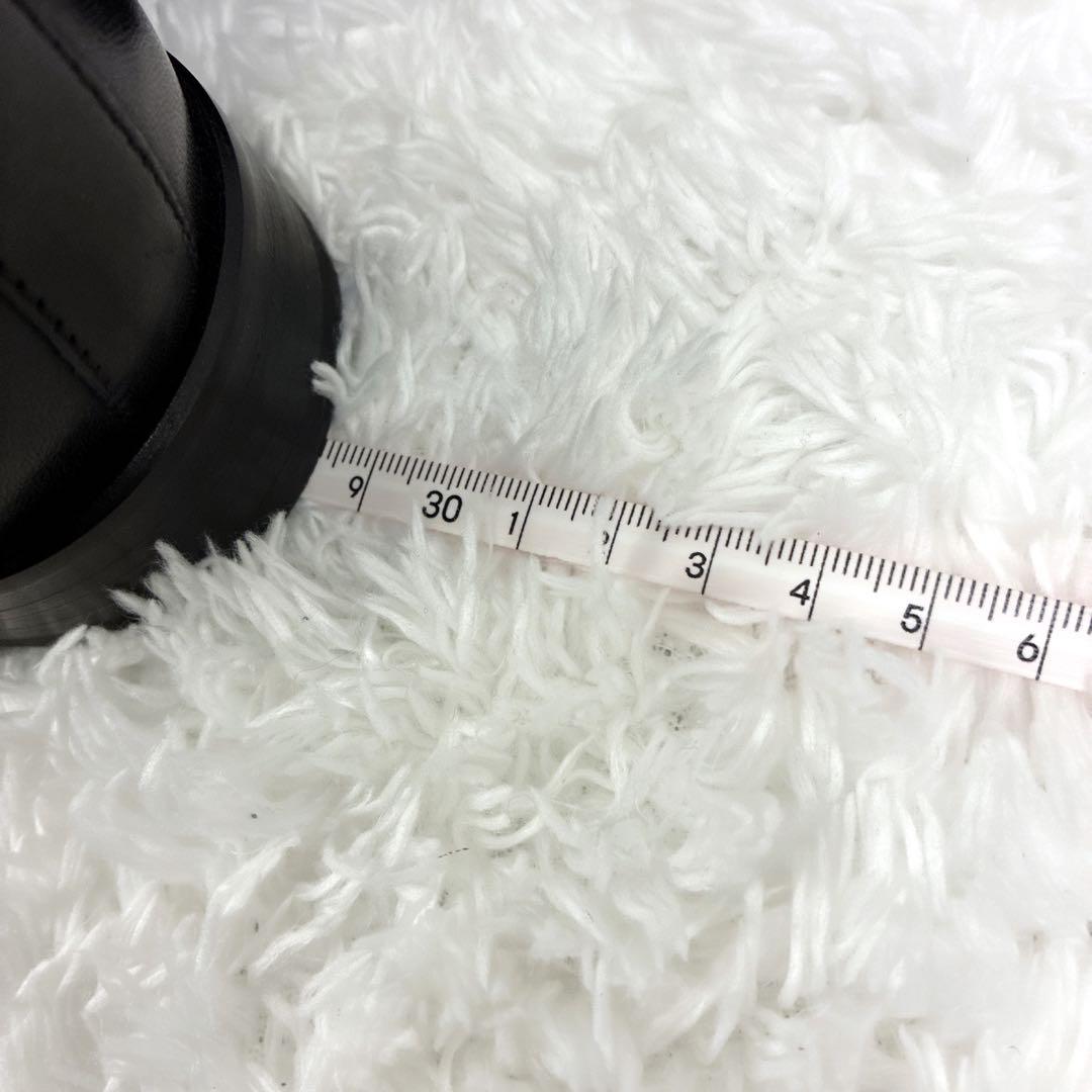 【美品】Franco Lione 伊製 レザー メダリオン　黒 24~24.5