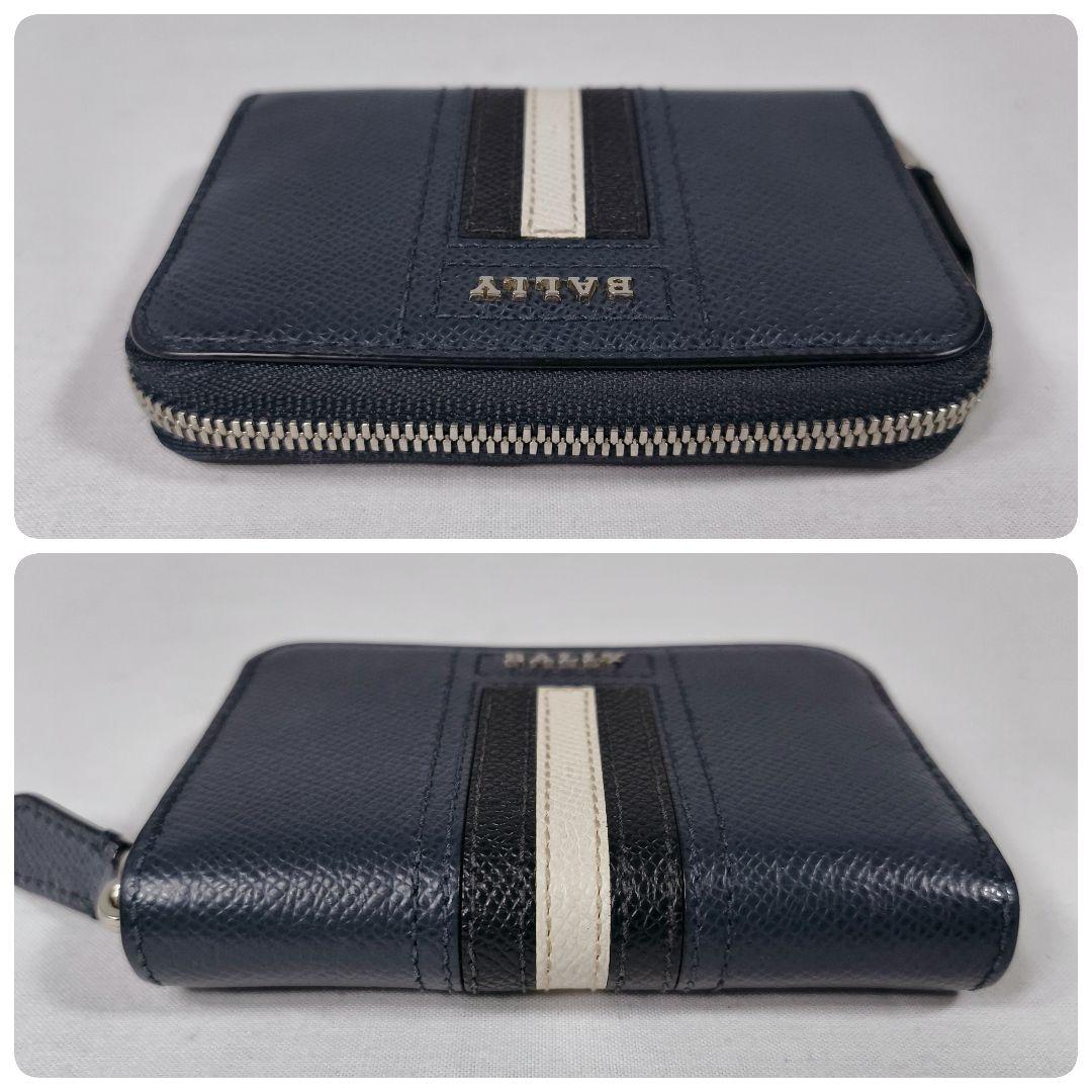 極美品✨️ BALLY　バリー　フルレザー　ラウンドファスナー　ケース