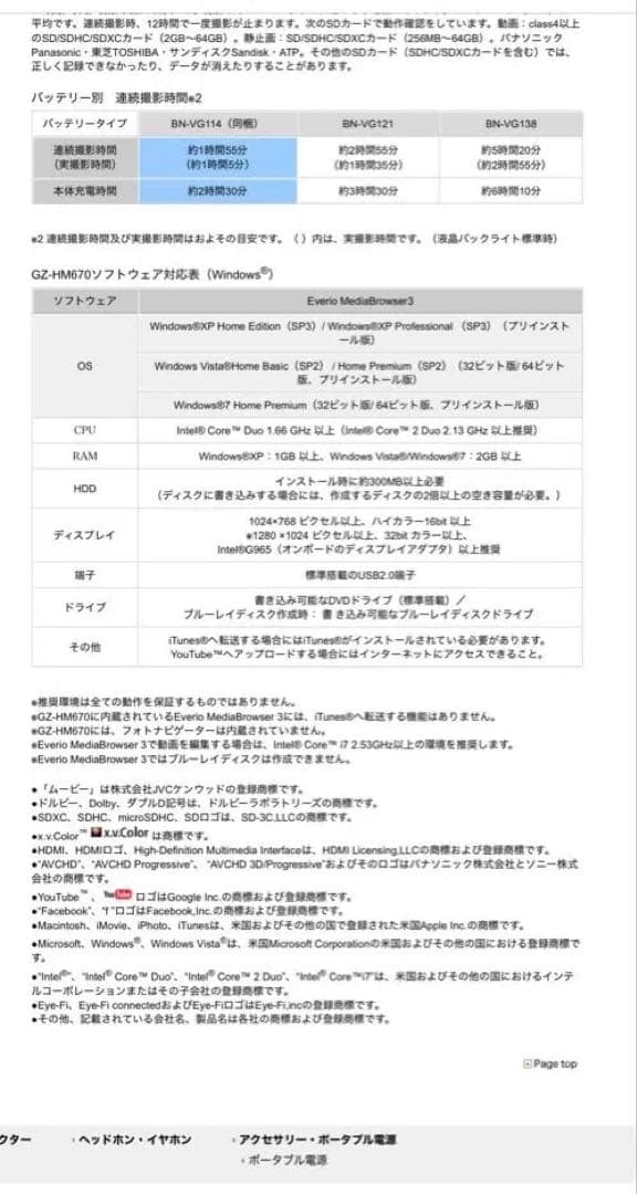 送料無料❣️JVC Everio