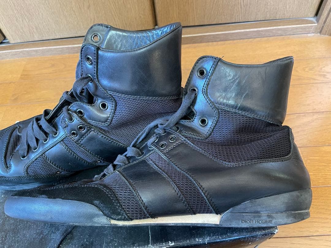 ★ディオールオム DIOR HOMME ハイカットスニーカー　43/エディ★