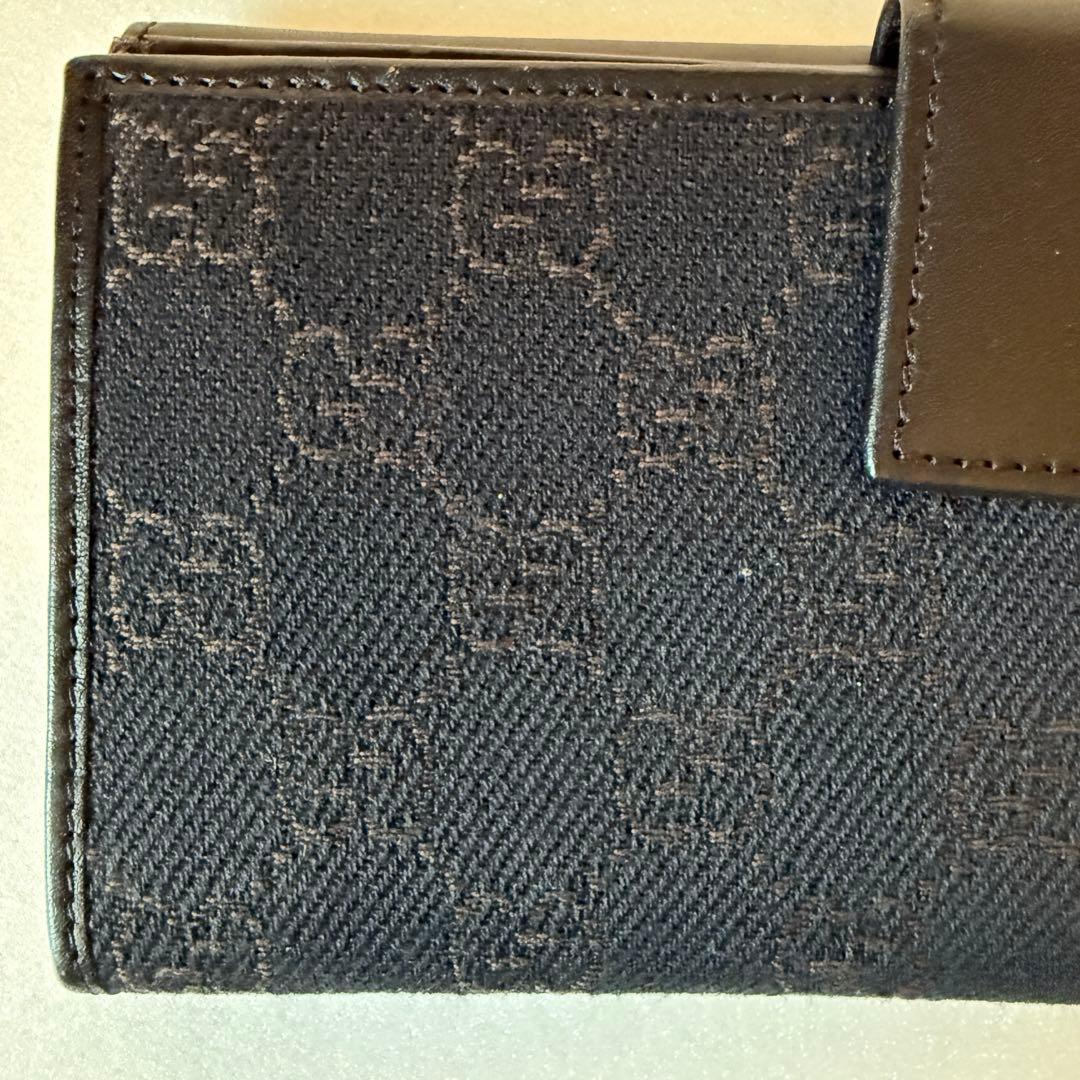 美品 GUCCIグッチ GG柄キャンバス 財布