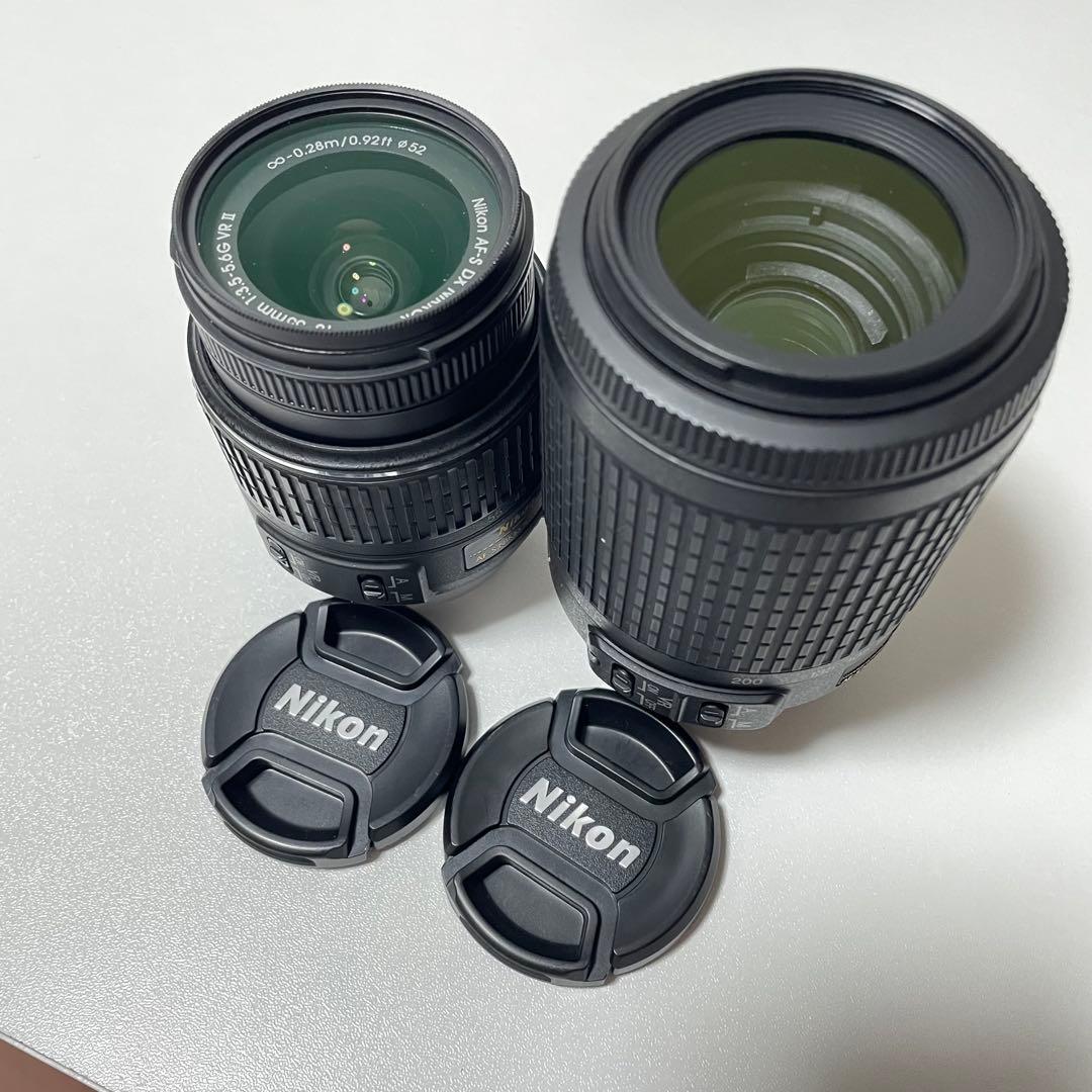 【美品】Nikon ニコン　D3300 ダブルズームキット デジタル一眼