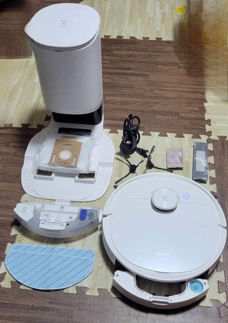 ロボット掃除機 ECOVACS T9+ホワイト 充電ドック付き