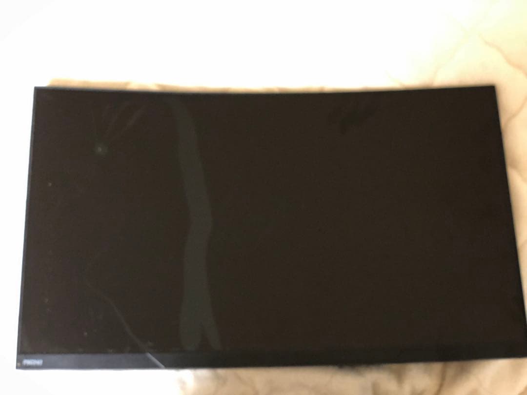 Pixio 湾曲モニター 黒 【ジャンク品】