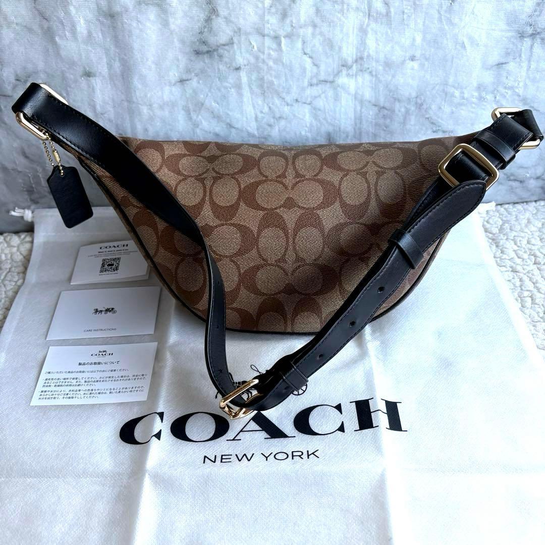 未使用級　COACH×Chelsea 限定コラボ ボディバッグ レザー PVC