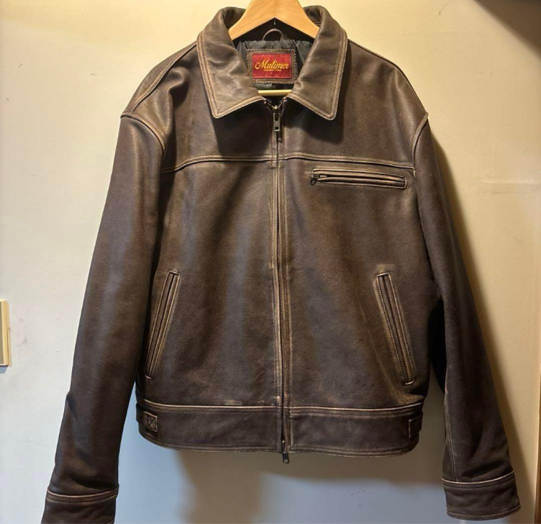 早い者勝ち⭐️値下げ⚪︎⭐️激レア⭐️mutimerレザージャケットM