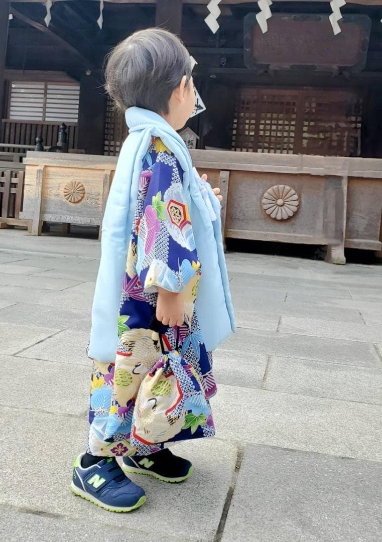 七五三　3歳　男の子 被布セット