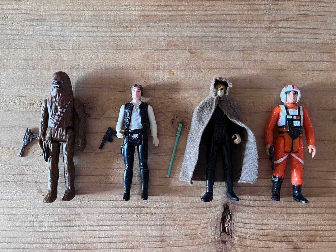 オールドケナー スター ウォーズ ハン ソロ チューバッカ ルーク 4体セット