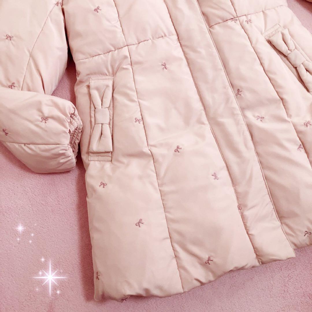 ☆GALLERY VISCONTI☆リボン刺繍☆ボリュームネックダウンコート☆