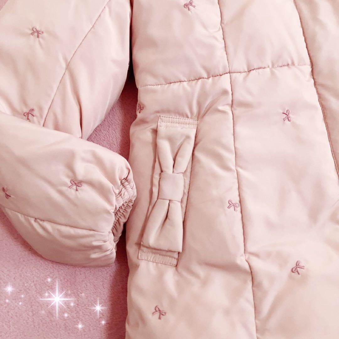 ☆GALLERY VISCONTI☆リボン刺繍☆ボリュームネックダウンコート☆