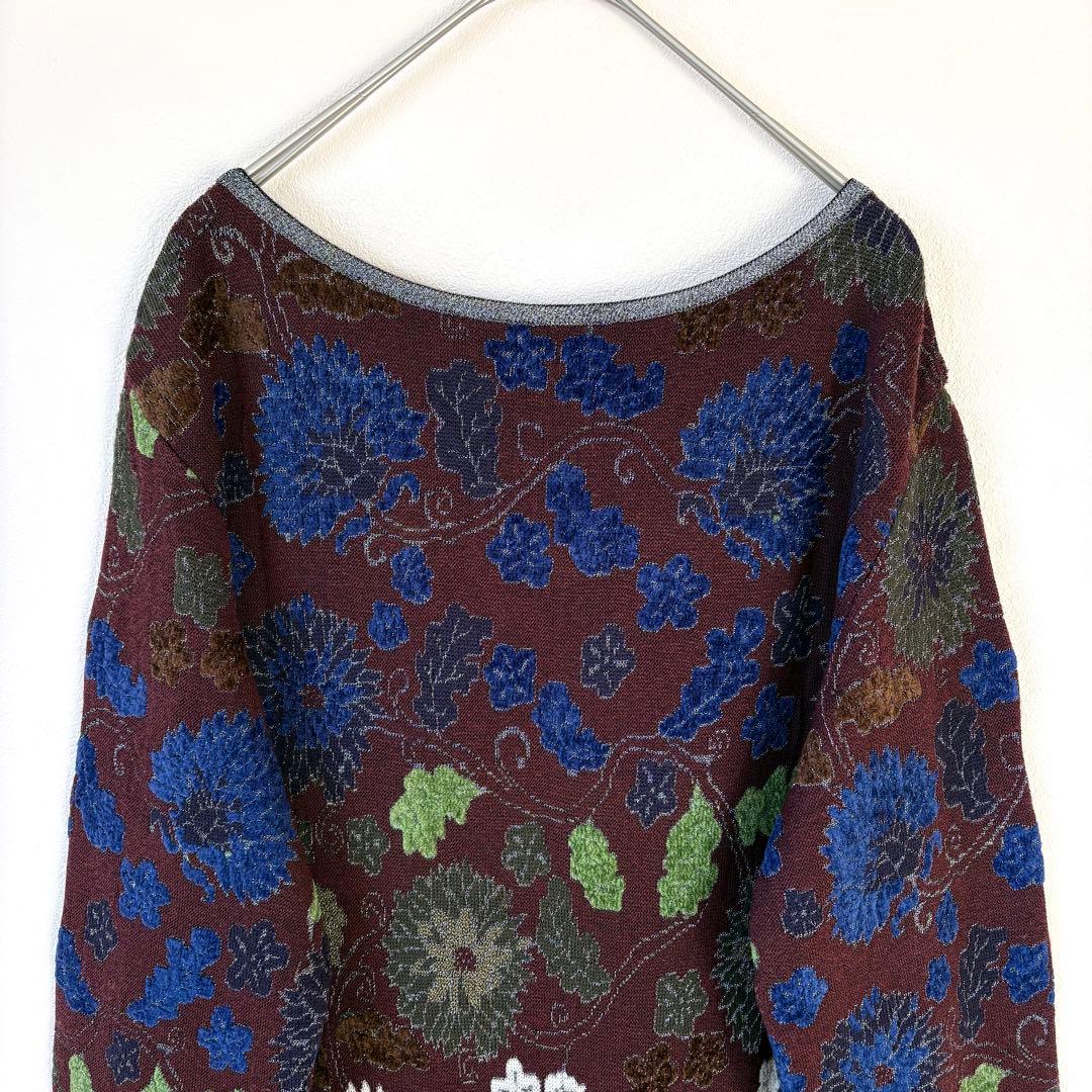 KENZO ケンゾー ニット セーター 花柄 刺繍 ベネカ期 イタリア製