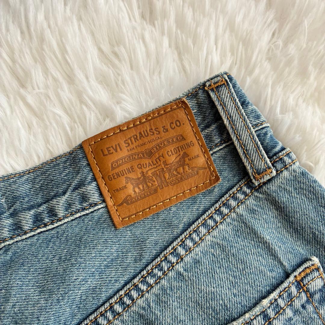 Ungrid Levi's別注RIBCAGE ＷIDE LEGデニム26インチ