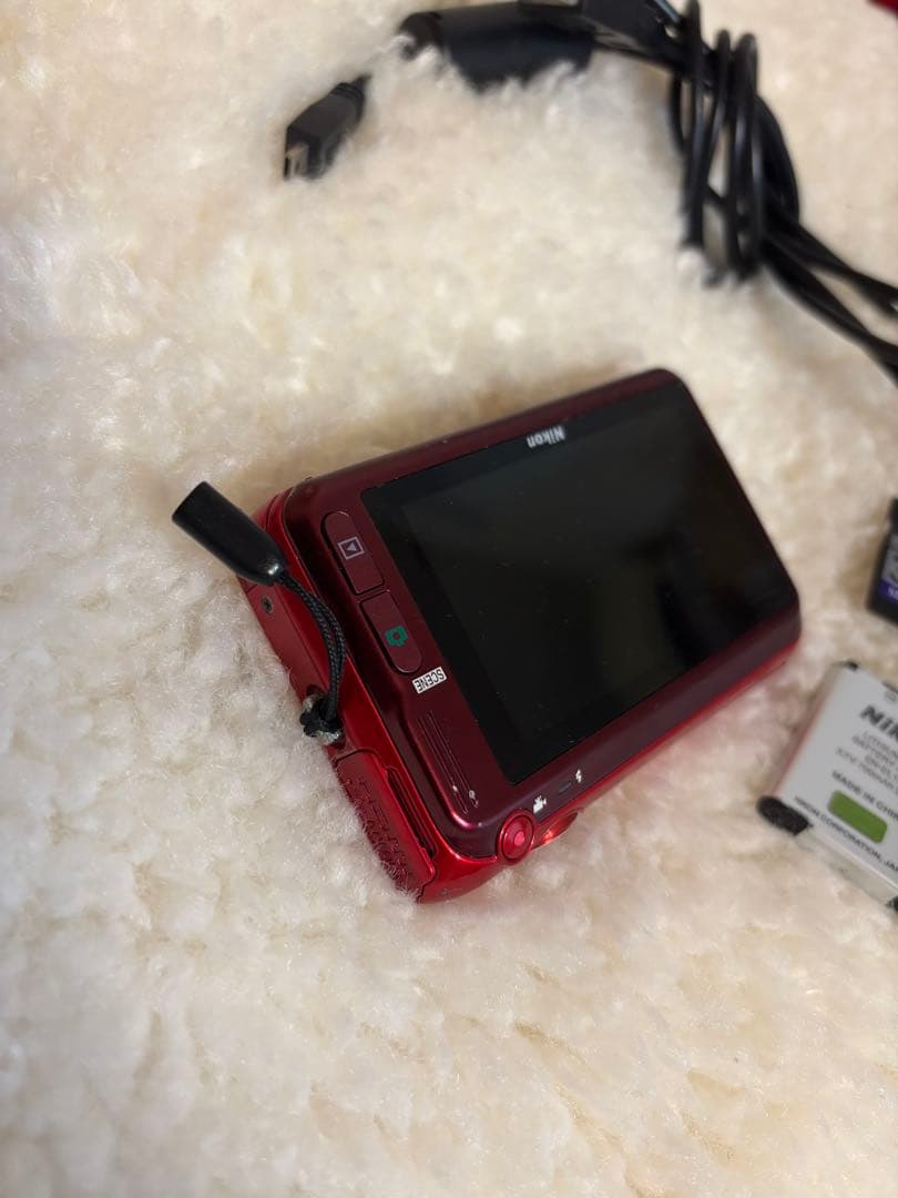 Nikon COOLPIX S6400 レッド 動作確認済み コンデジ