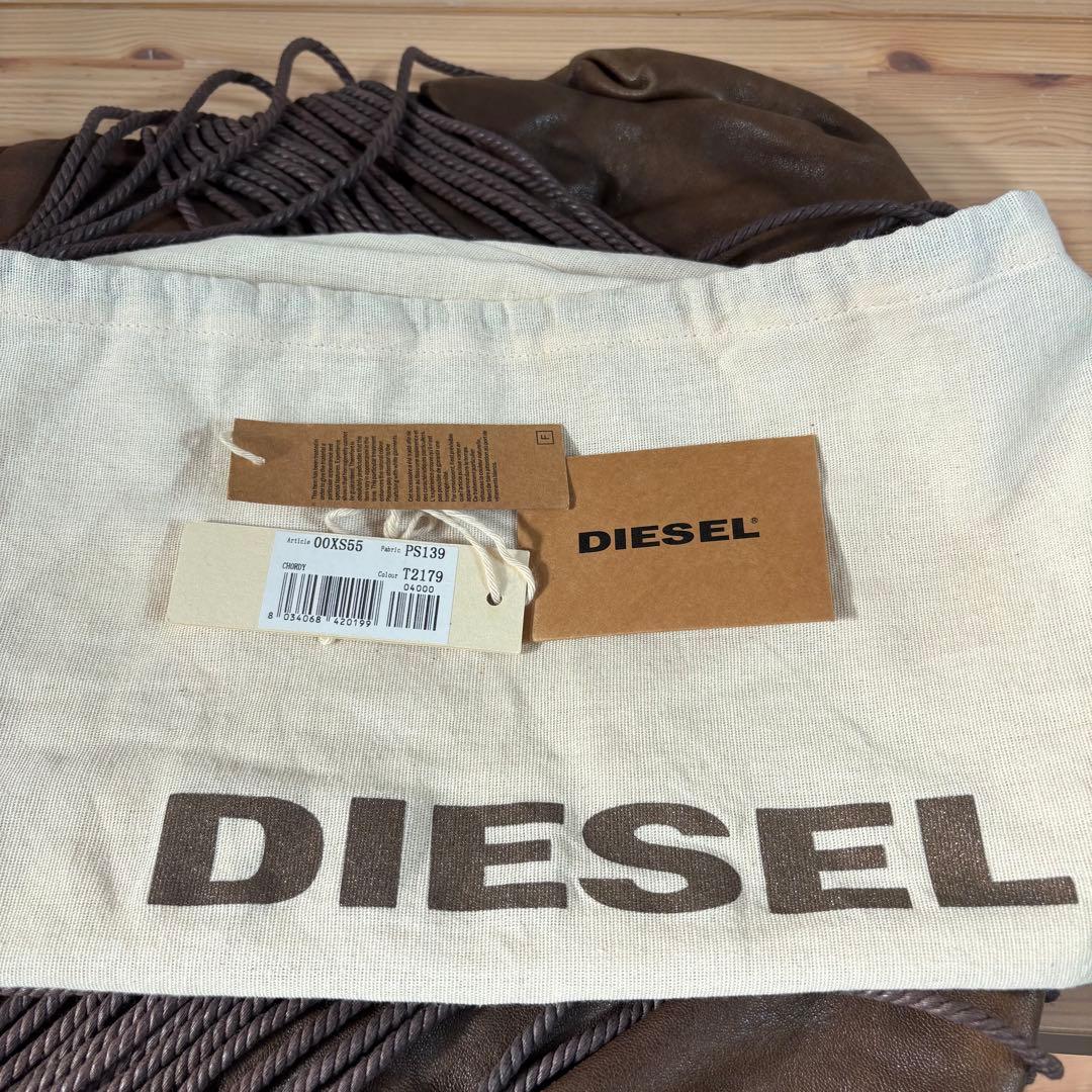 バッグ Y2k Diesel Rope Fringe Bag Leather Brown