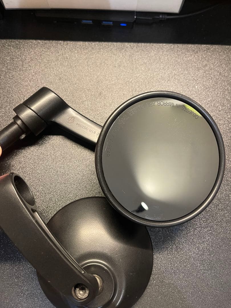 ハーレー　純正オプション　バーエンドミラー