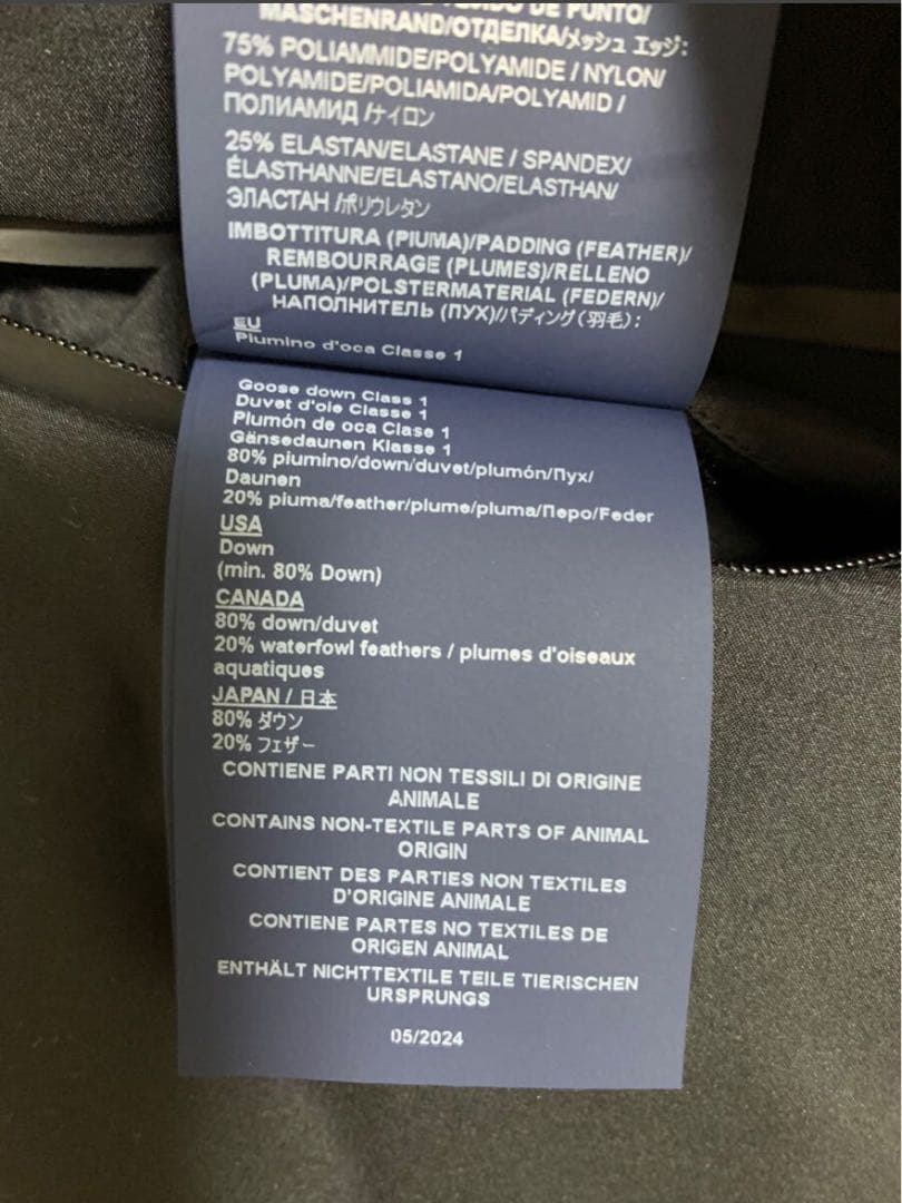 新品　ヘルノ　ゴアテックス　ラミナー　ダウン　ブラック　42 herno