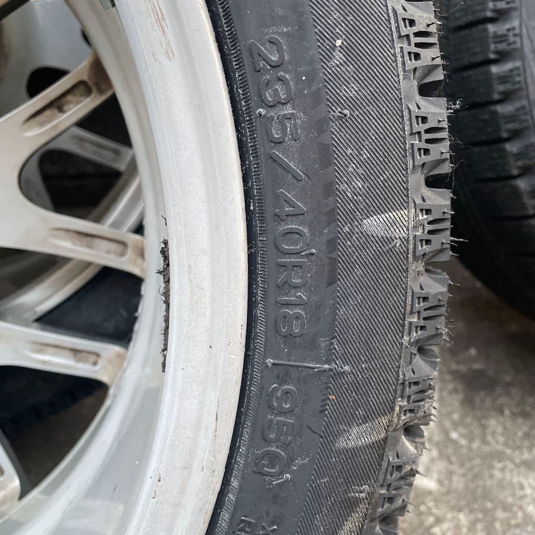 未使用スタッドレスタイヤ　BBS CV007 235/40R18