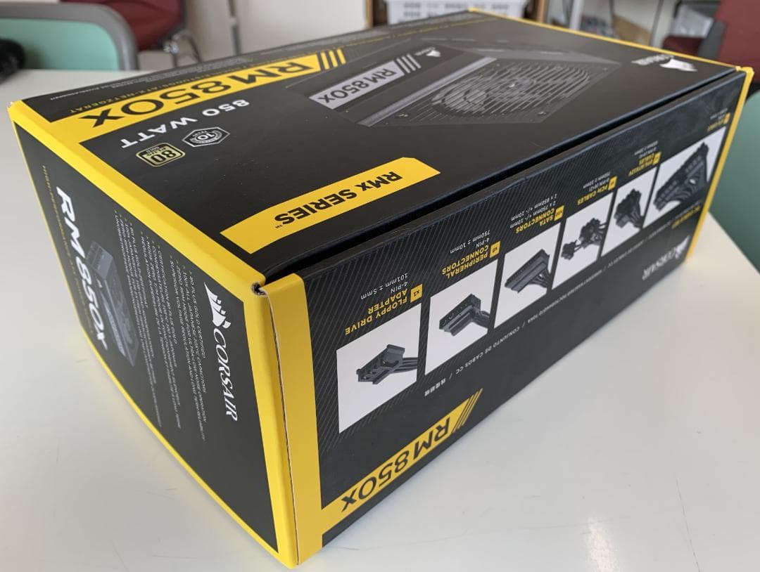 CORSAIR 電源ユニット RM850x 80PLUS/GOLD 箱付き