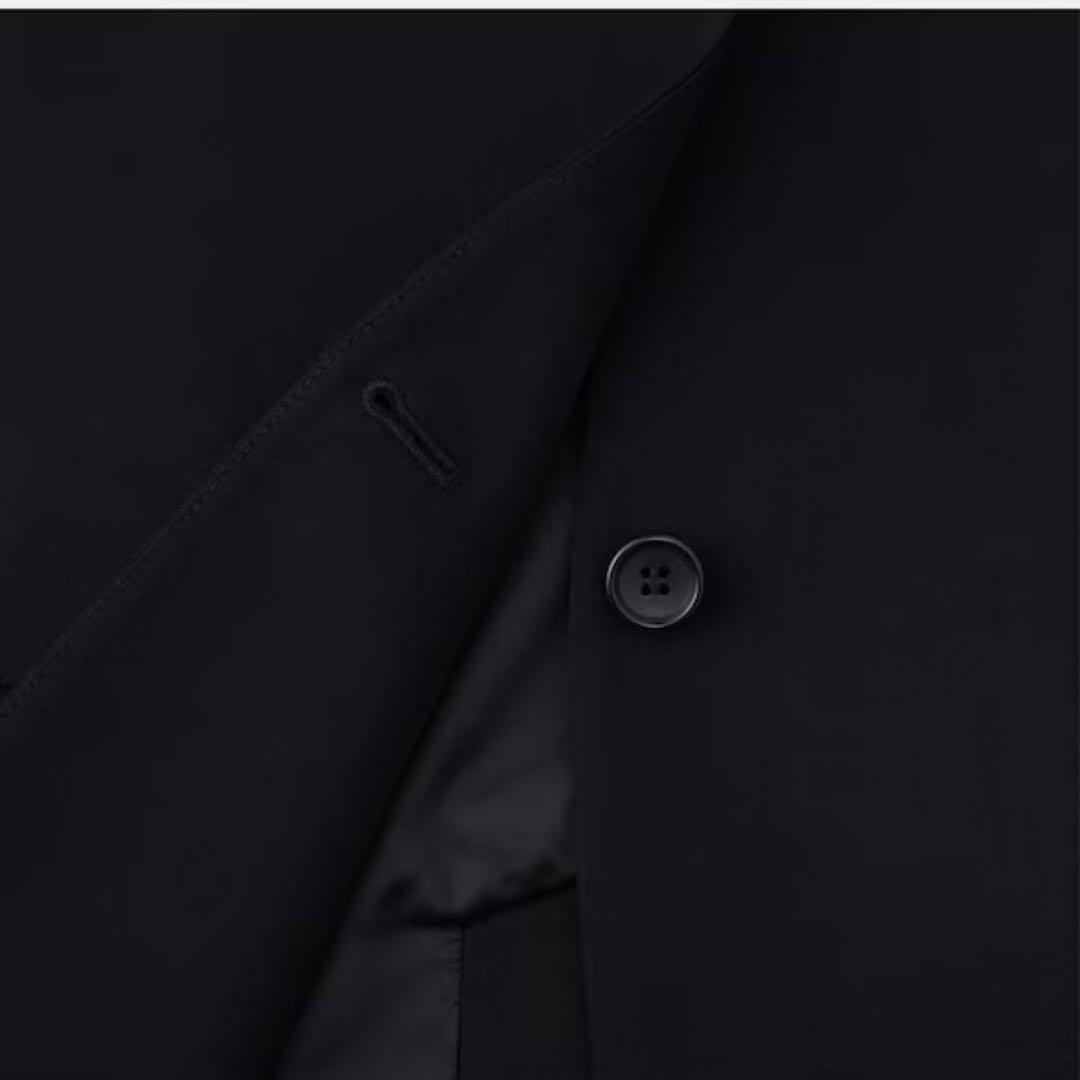 PLST ノーカラー　スーツ　コンフォートリュクス　カラーレスジャケット　パンツ