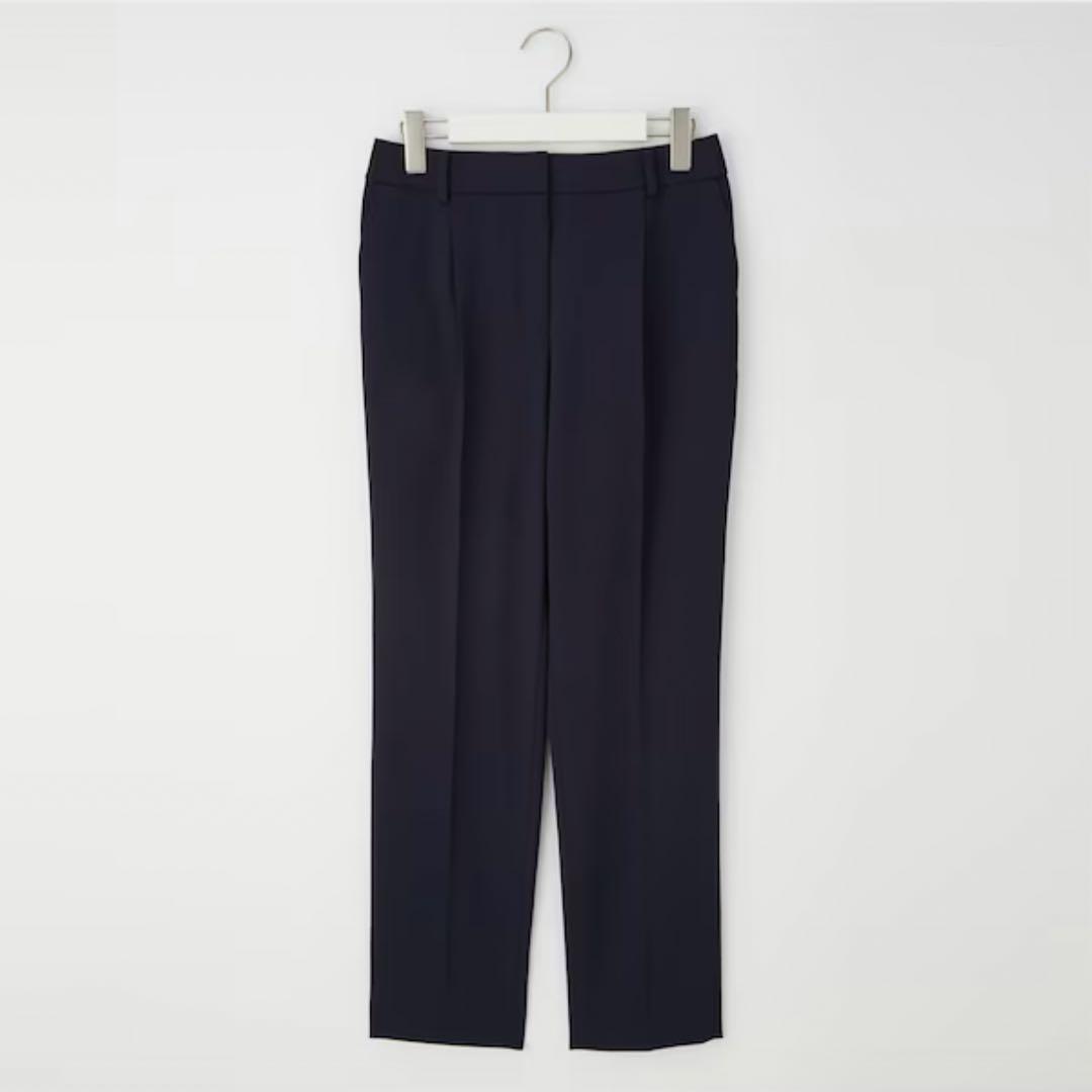 PLST ノーカラー　スーツ　コンフォートリュクス　カラーレスジャケット　パンツ