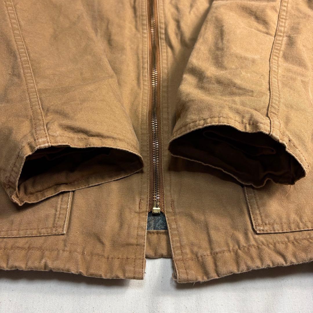 USA製ダンブルック ダックワークジャケット 企業ロゴ襟コーデュロイMキャメル