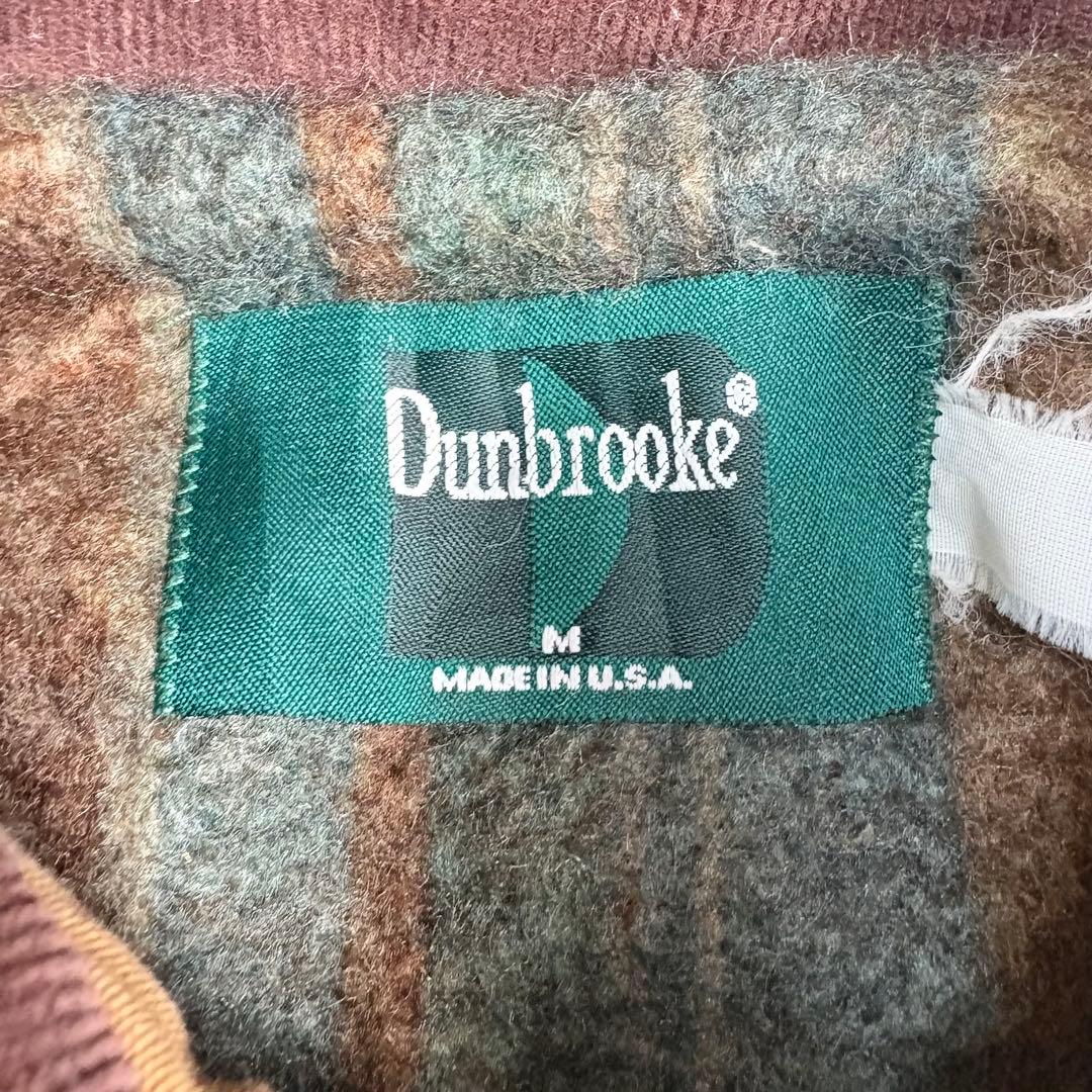 USA製ダンブルック ダックワークジャケット 企業ロゴ襟コーデュロイMキャメル